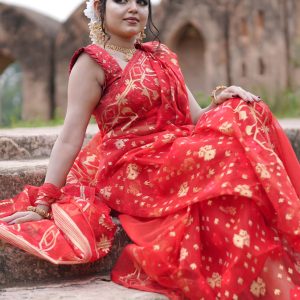✨ Royal Resham Silk Jamdani — Limited Collection