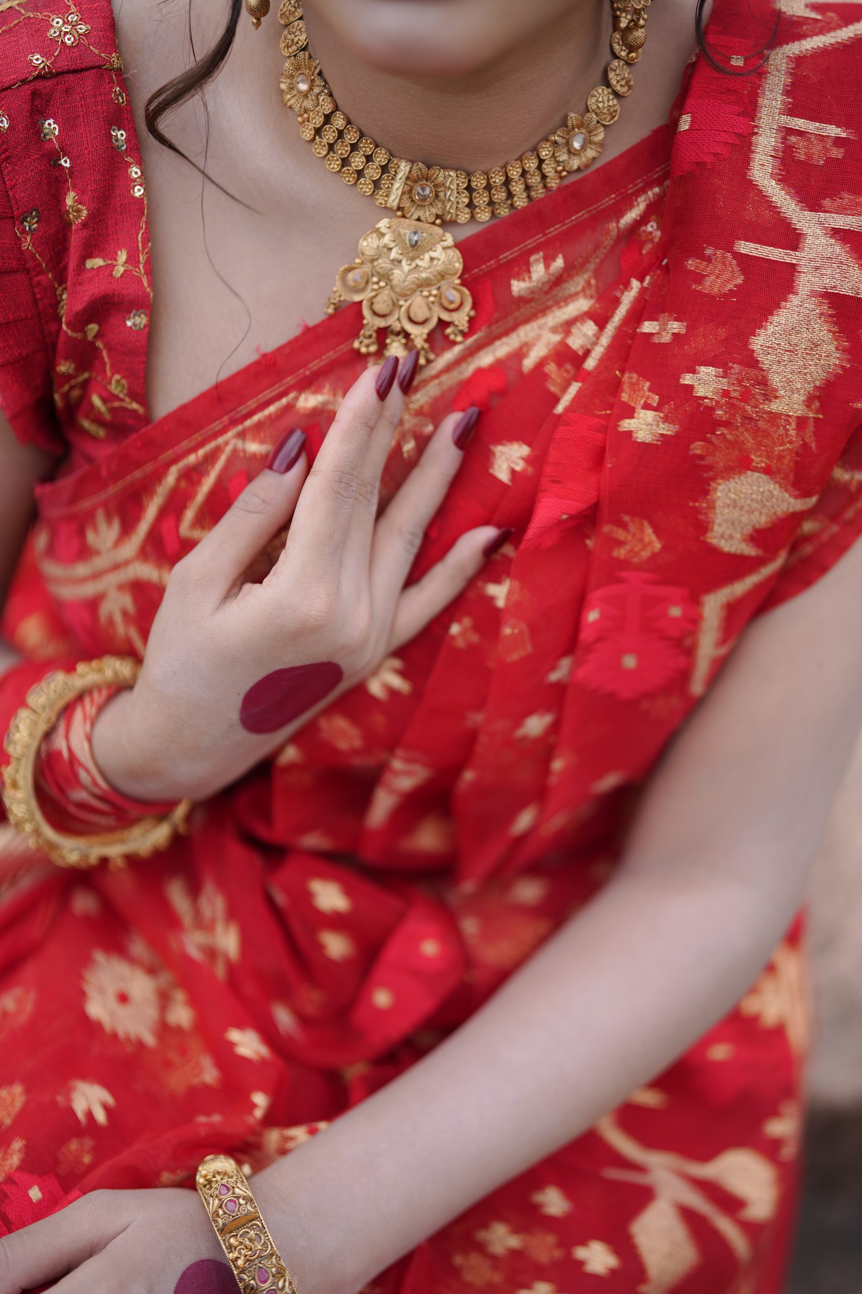 Resham ✨ Royal Resham Silk Jamdani — Limited Collection - Prijosree
