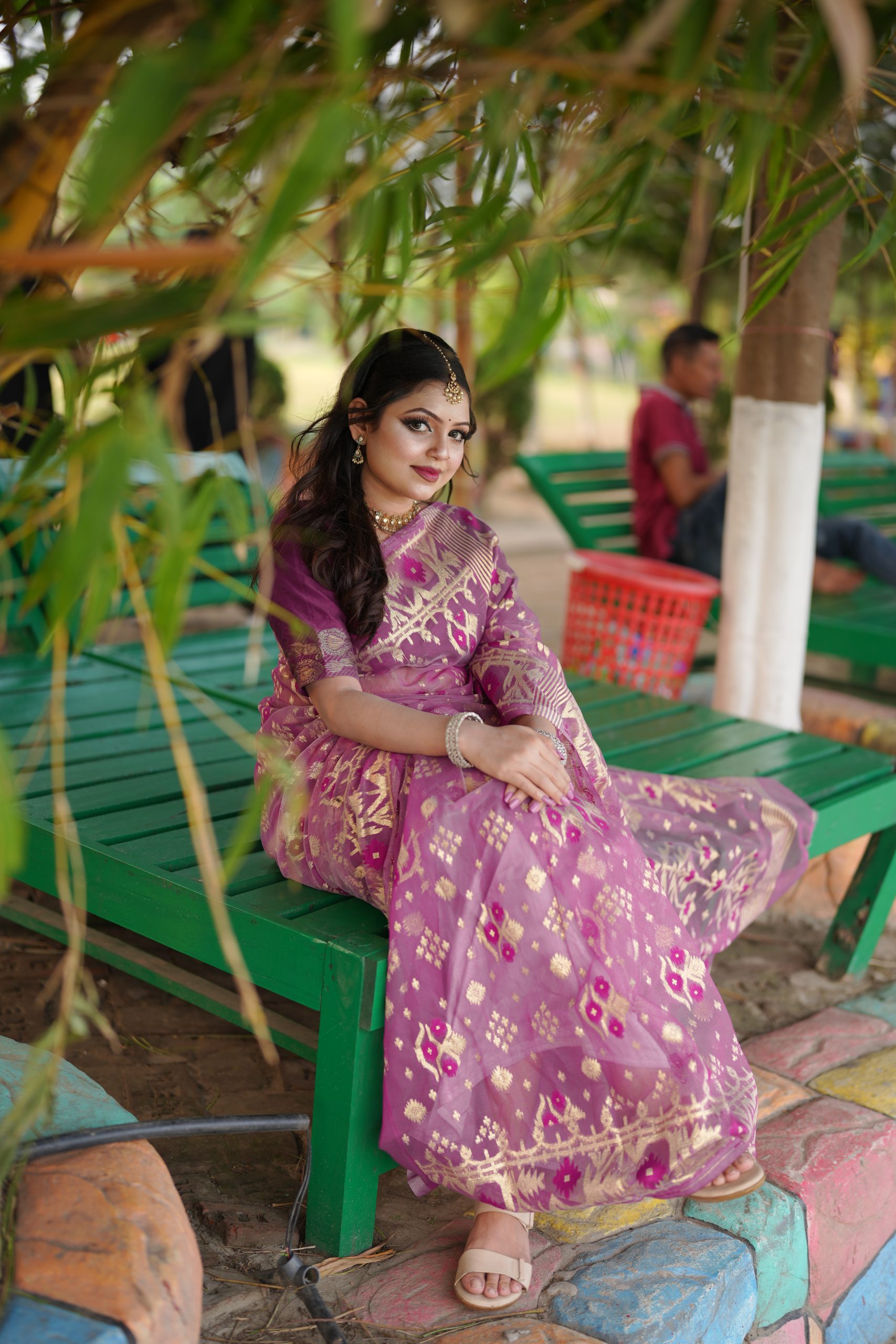 Resham ✨ Royal Resham Silk Jamdani — Limited Collection - Prijosree