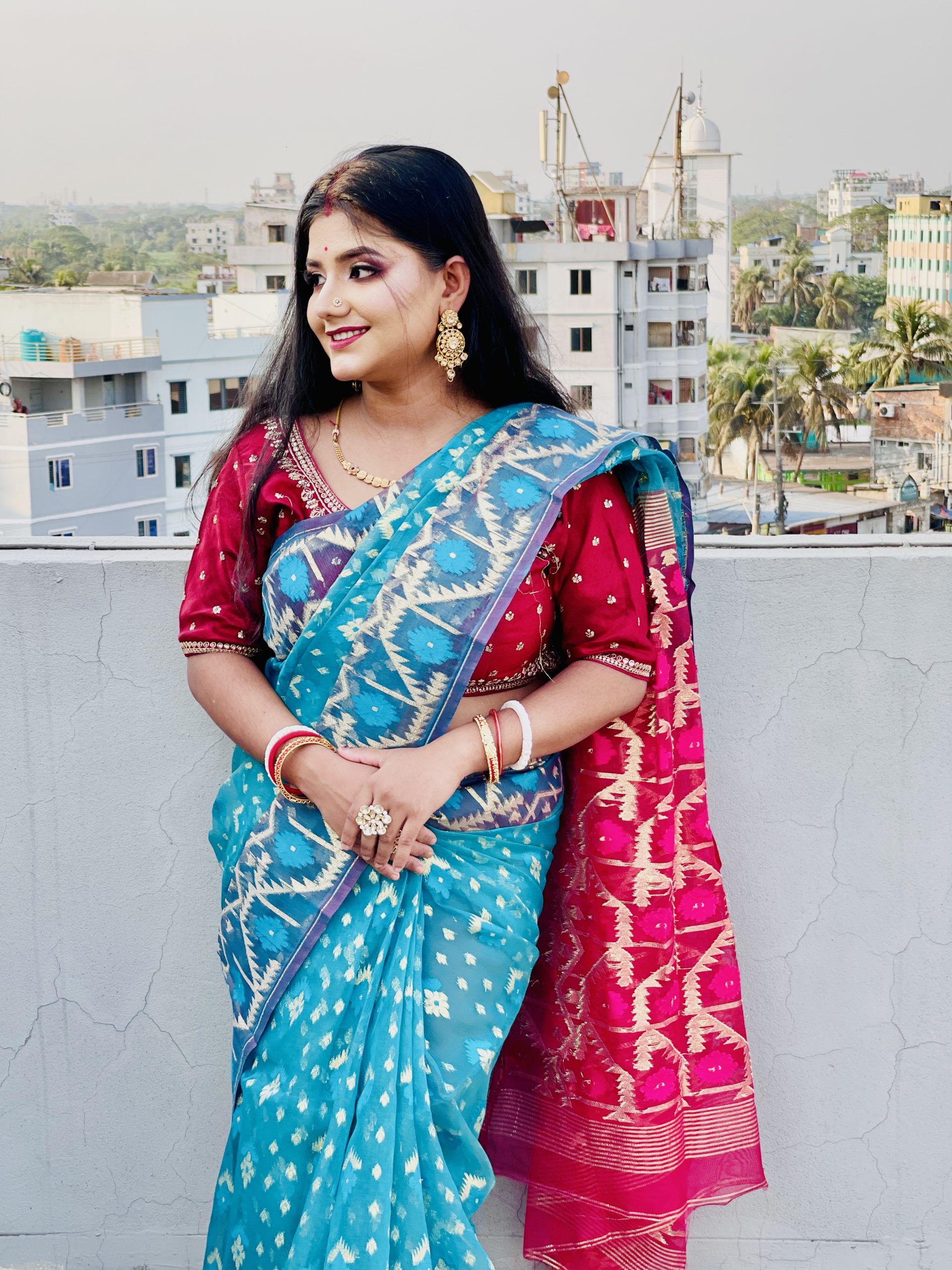 Resham ✨ Royal Resham Silk Jamdani — Limited Collection - Prijosree