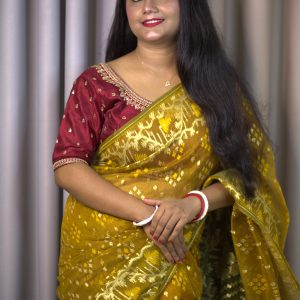 ✨ Royal Resham Silk Jamdani — Limited Collection