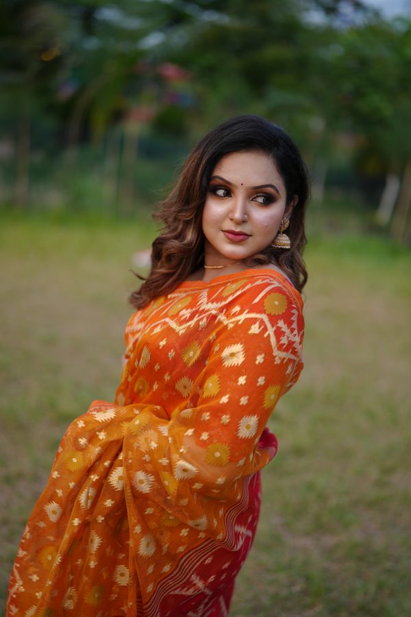 Resham ✨ Royal Resham Silk Jamdani — Limited Collection - Prijosree