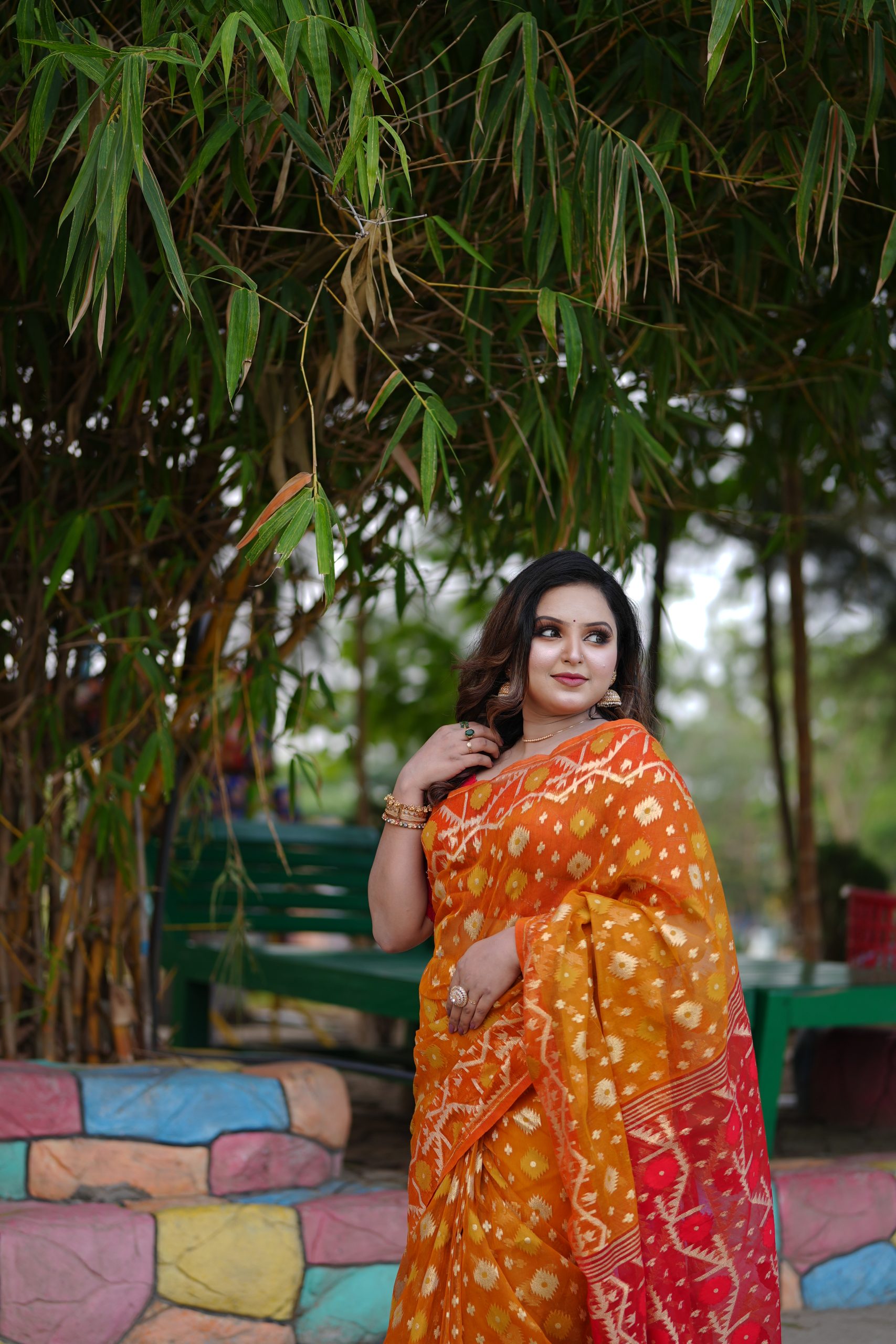 Resham ✨ Royal Resham Silk Jamdani — Limited Collection - Prijosree